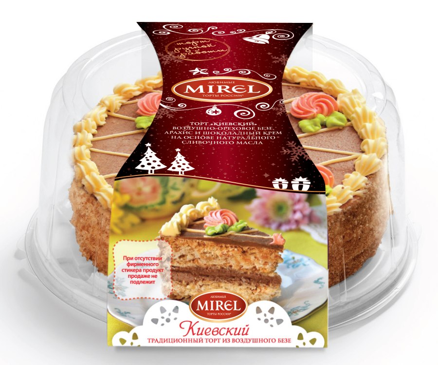 Торт Киевский 600г Мирэль