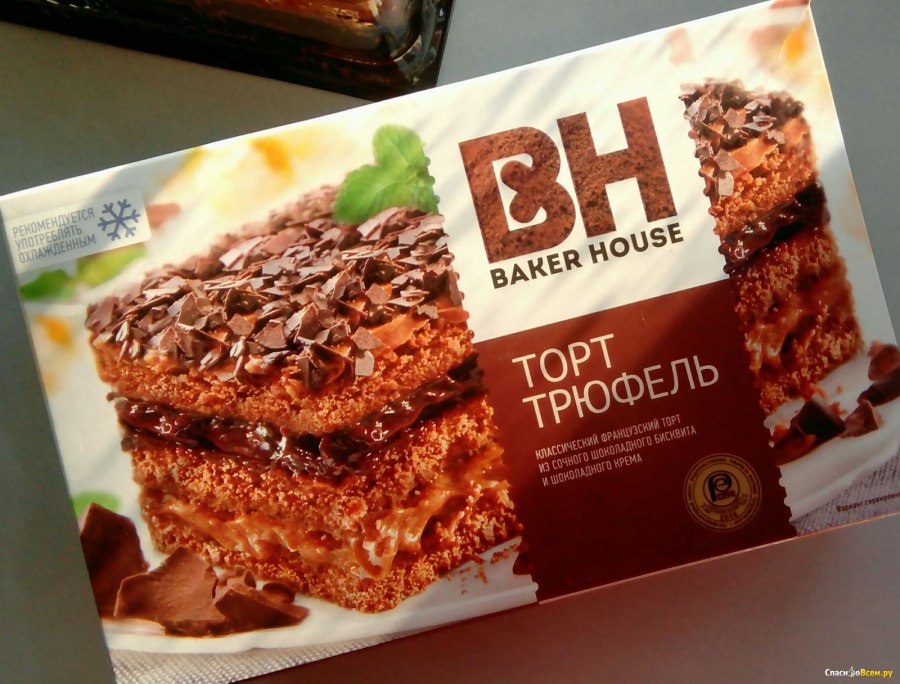 Торт трюфель магнит Baker House