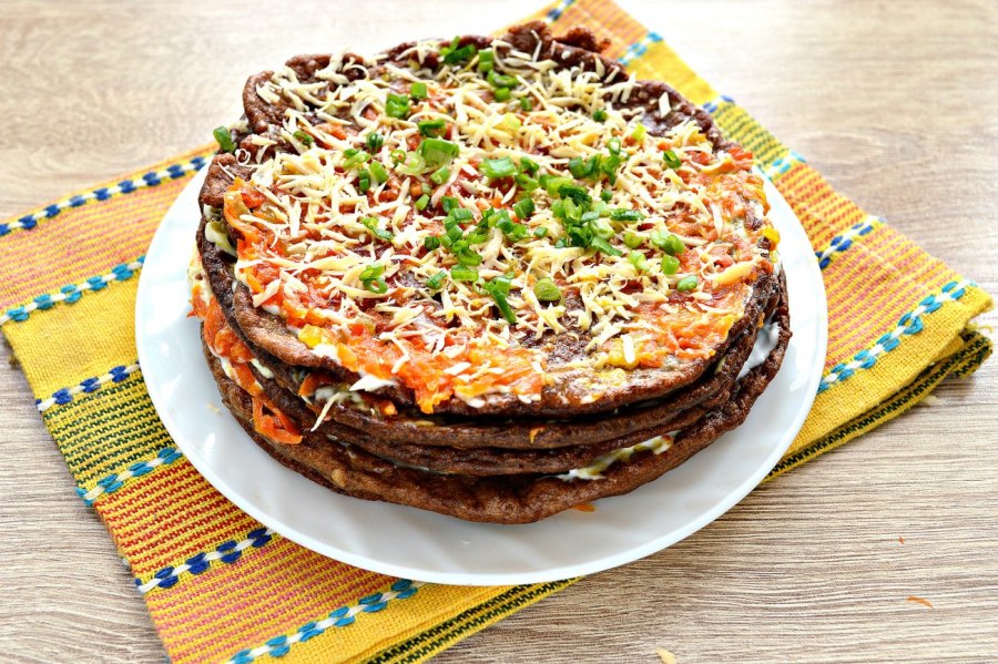 Скрипкина печеночный торт
