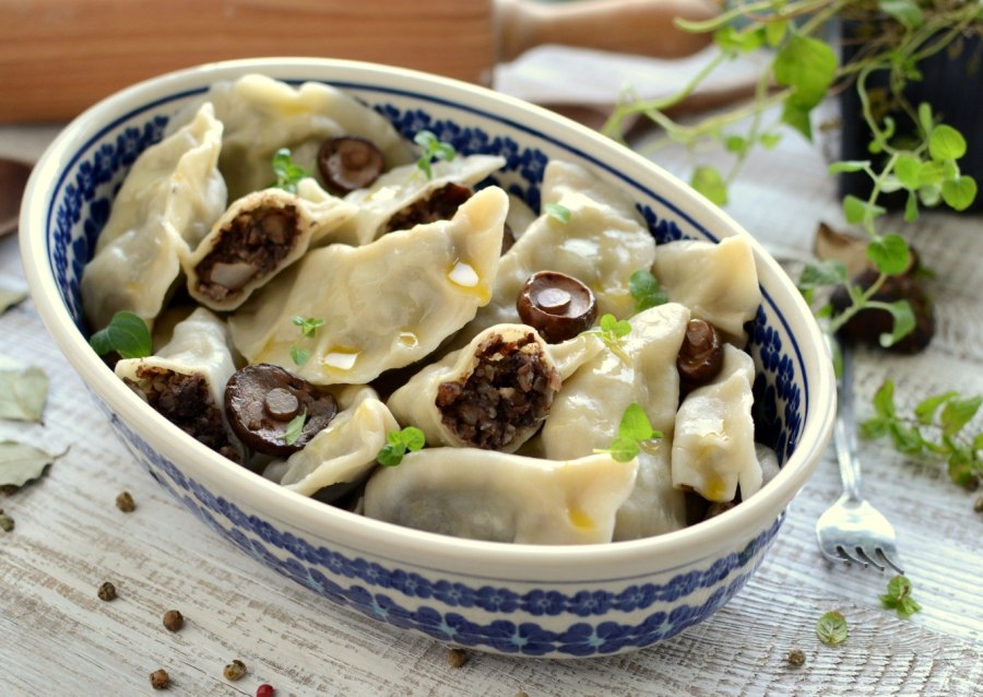 Равиоли со сморчками