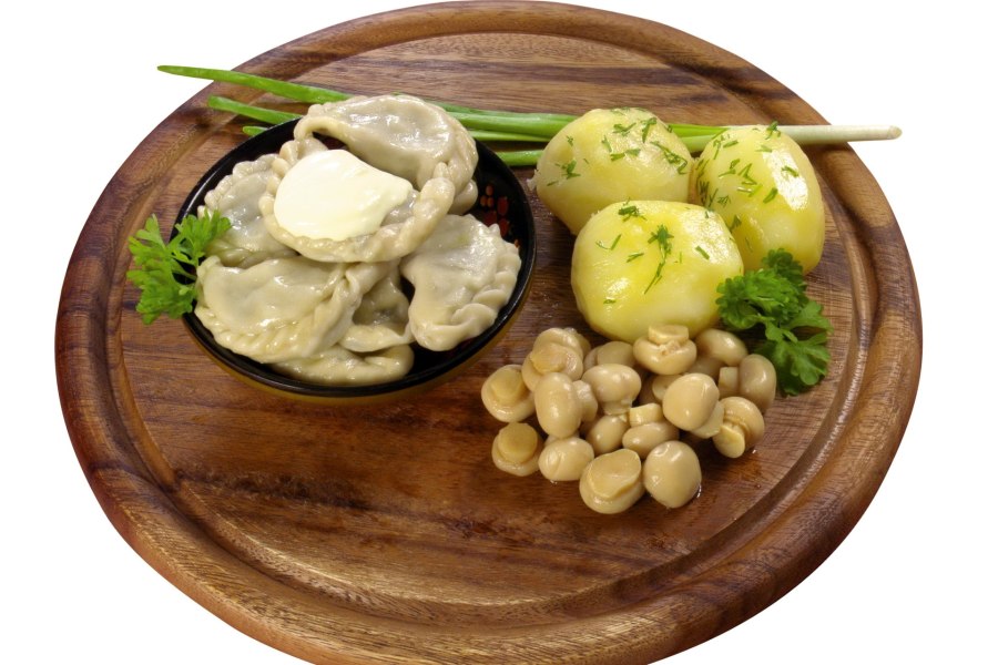 Варенники картошка с грибами