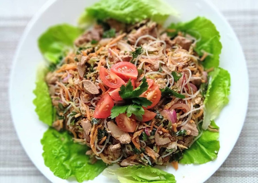 Печеночный салат