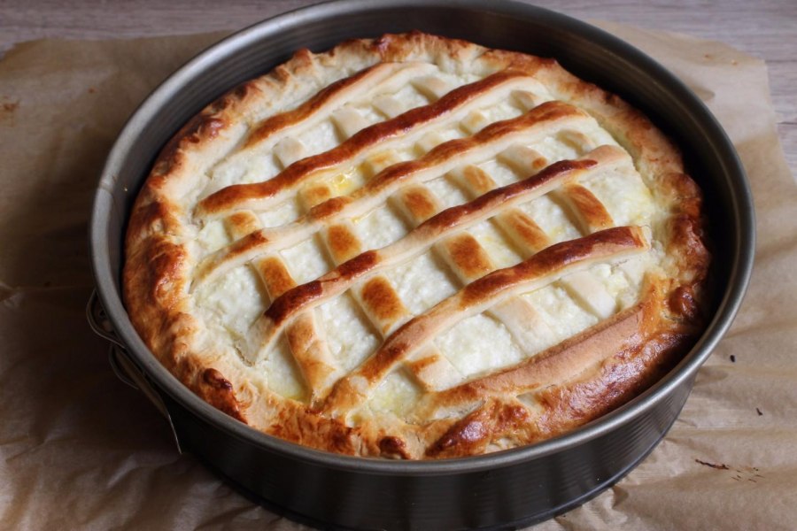 Яблочный пирог из хлеба