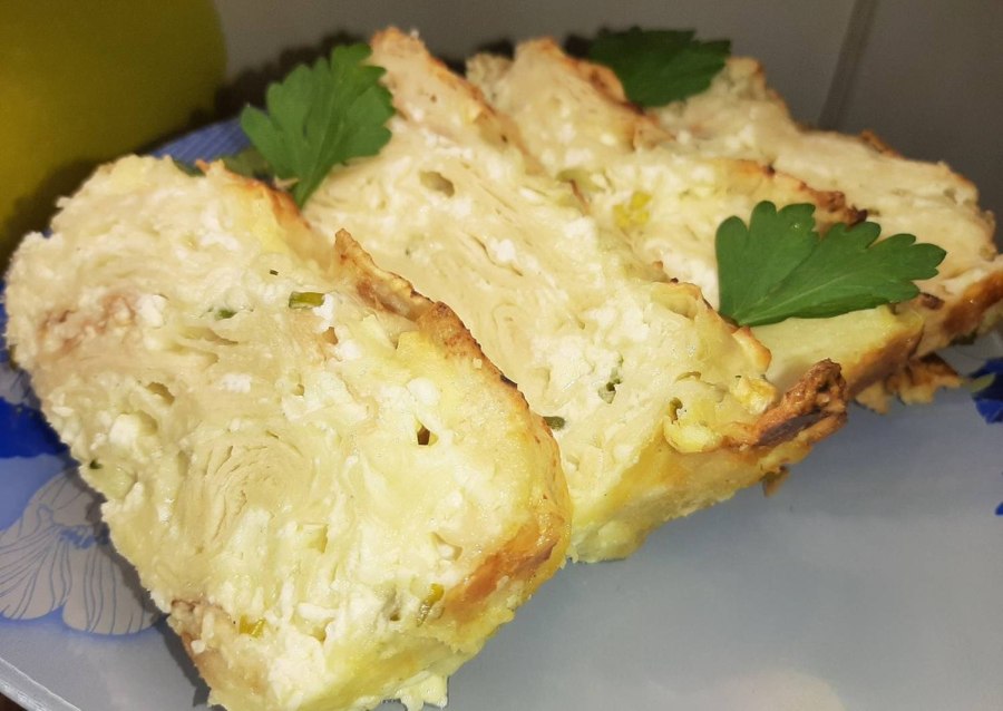 Пирог на скорую руку из творога