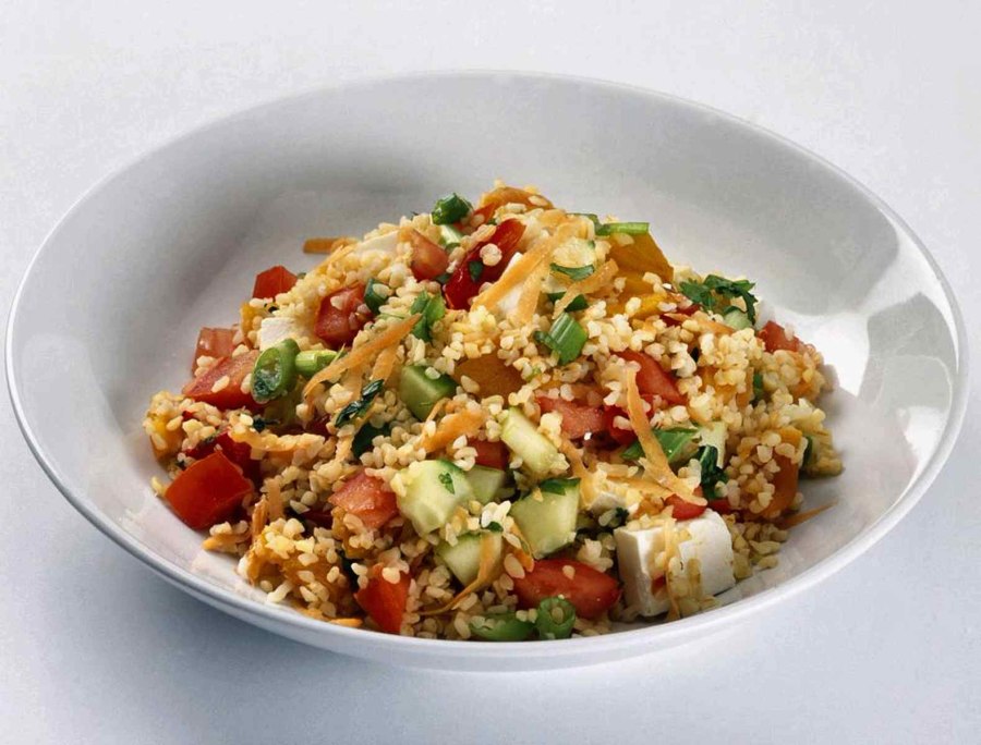 Булгур с индейкой и овощами