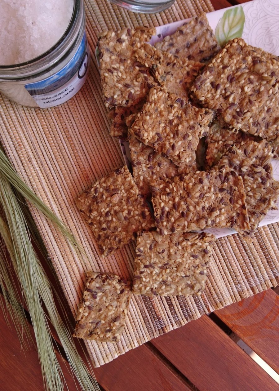 Печенье со льном и кунжутом