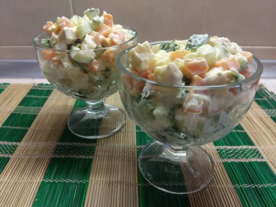 Салат мужские грёзы с говядиной