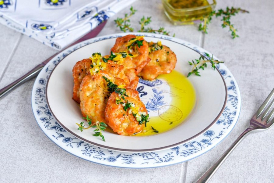 Куриные медальоны с овощами