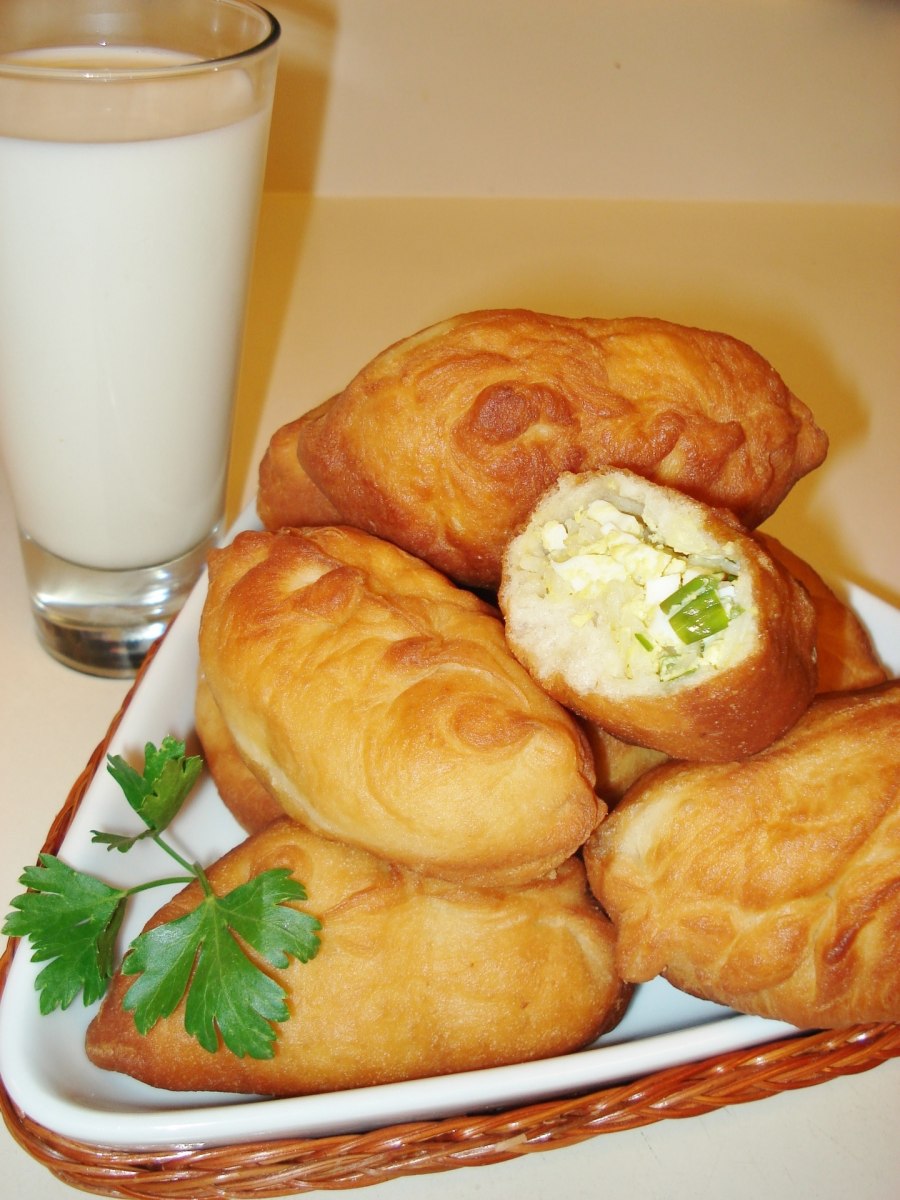 Пирожки с картошкой жареные