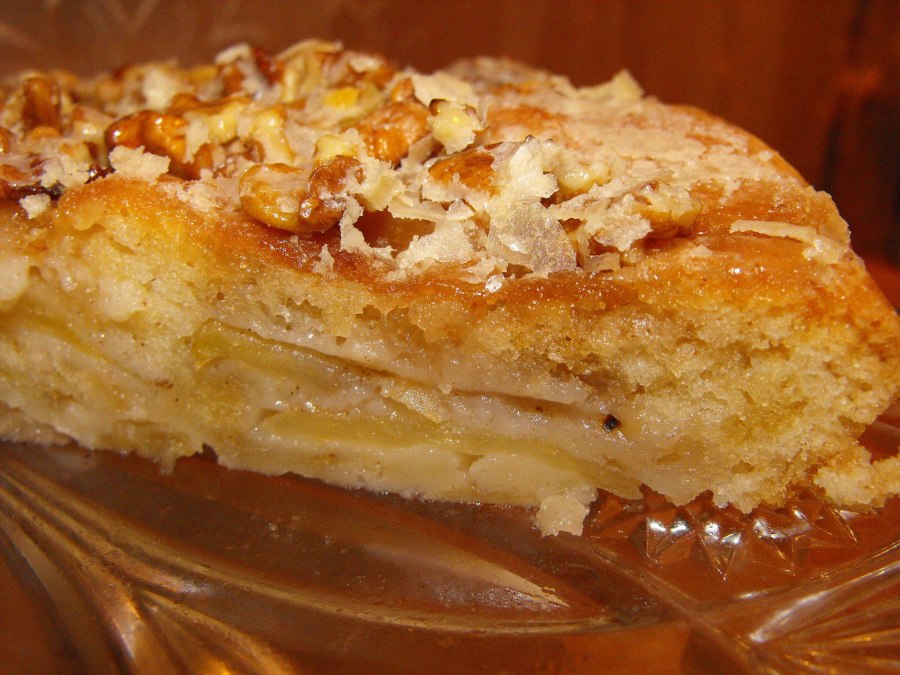 Яблочный пирог домашний