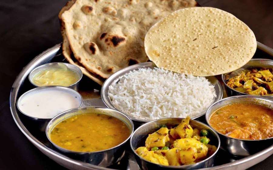 Indian food Thali