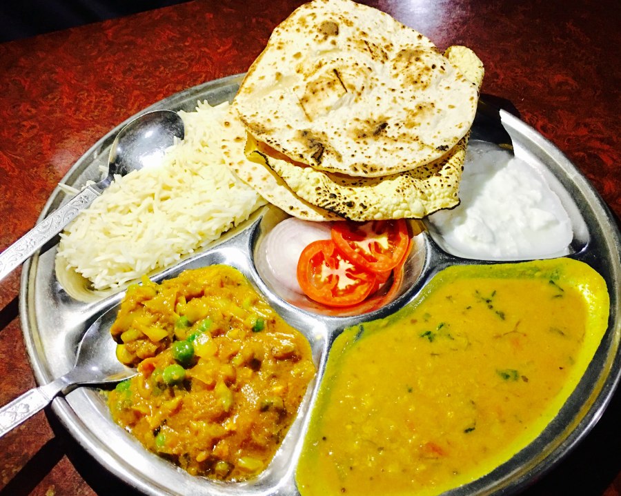 Indian food Thali