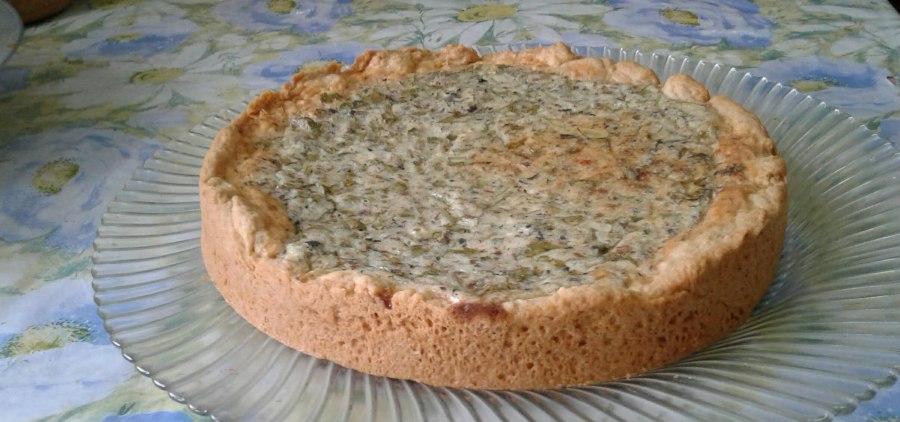 Пирог с сайрой