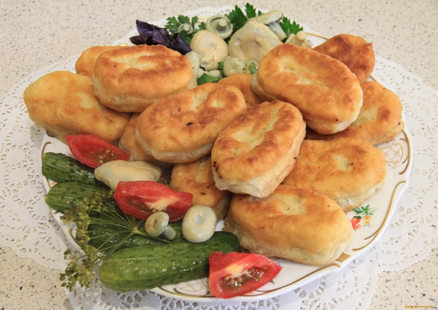 Пирожки с груздями