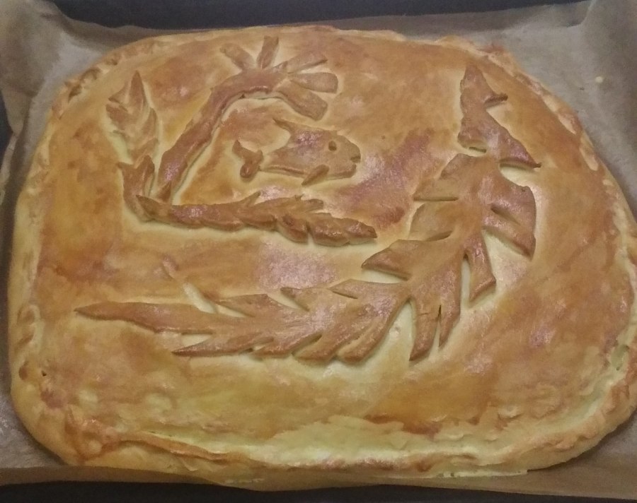 Уральский рыбный пирог