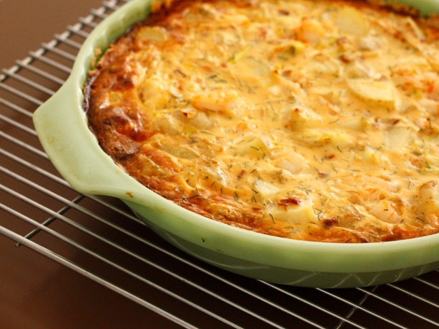 Открытый картофельный пирог