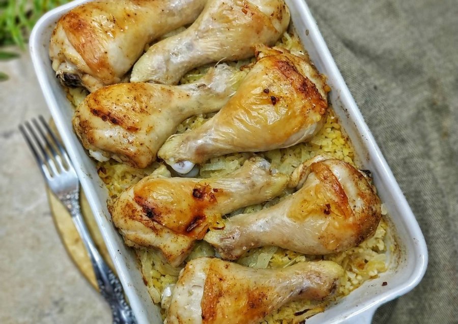 Голень куриная запеченная