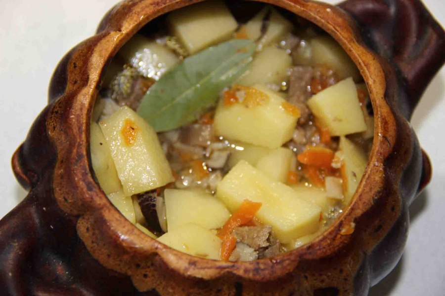Картошка в горшочках