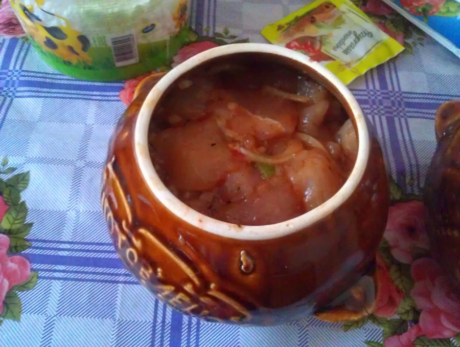 ЗФИЛЕ грудки в горшочке