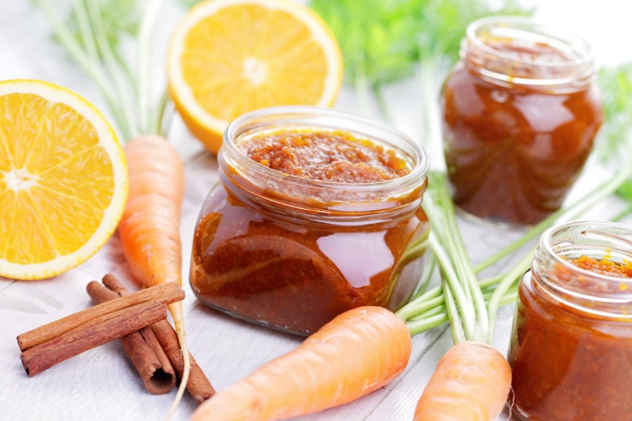 Морковное варенье с апельсином