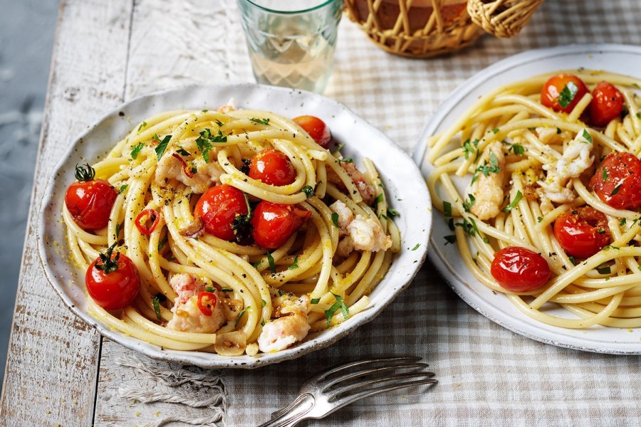 Макароны с яйцом