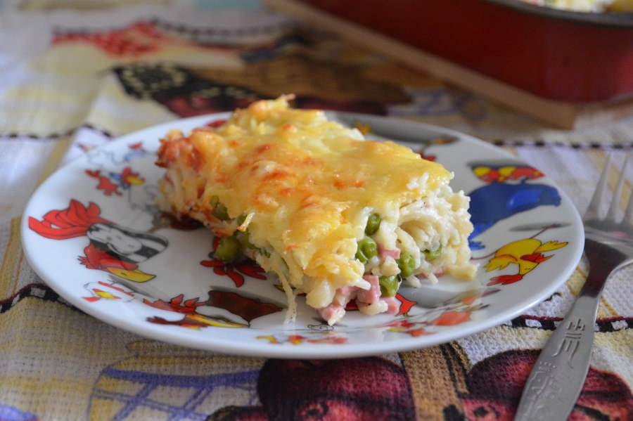 Макароны с сосисками