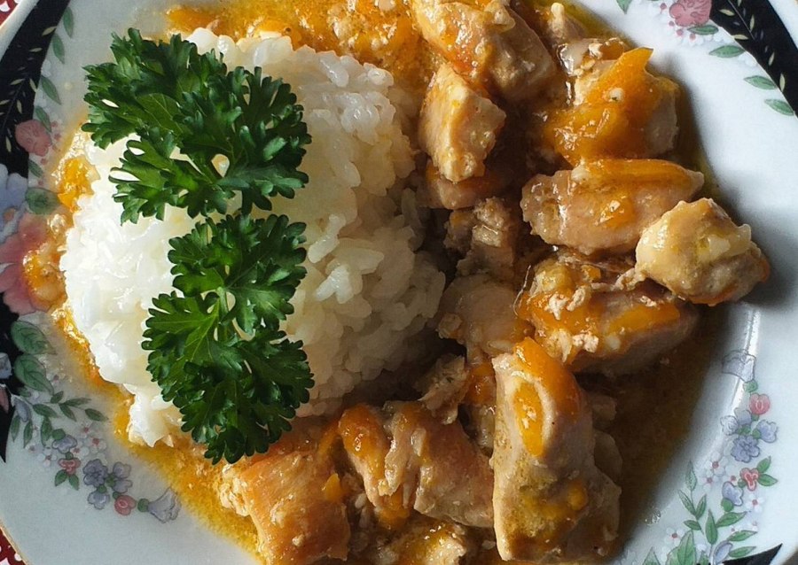 Куриное филе в соевом соусе на сковороде
