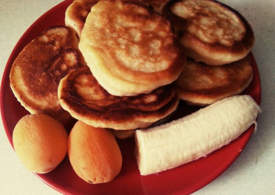 Оладушки на ряженке пышные