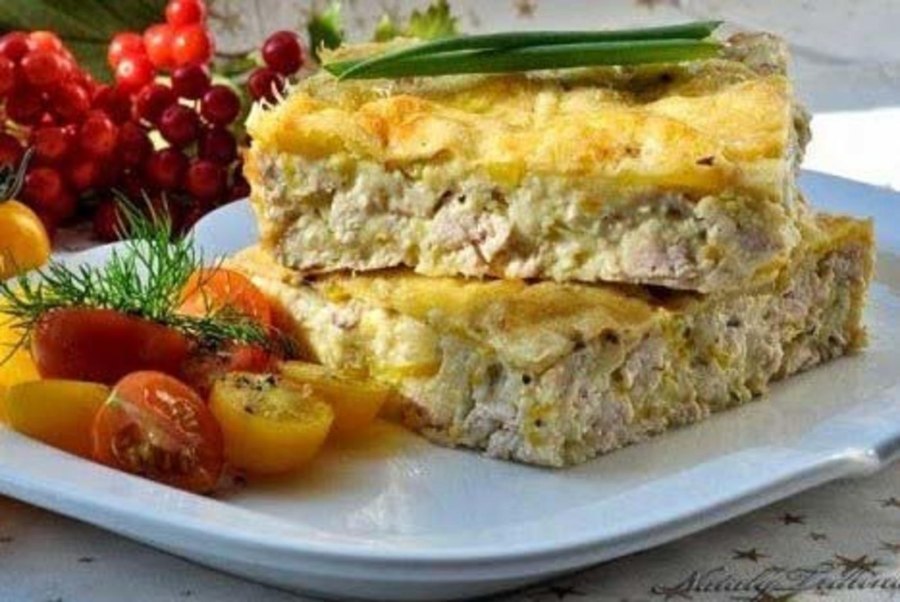 Мясная запеканка боботти