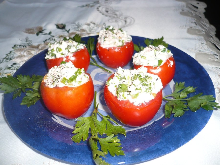 Закуска с яйцом