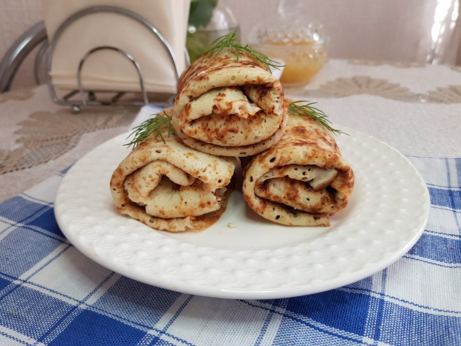 Блины фаршированные