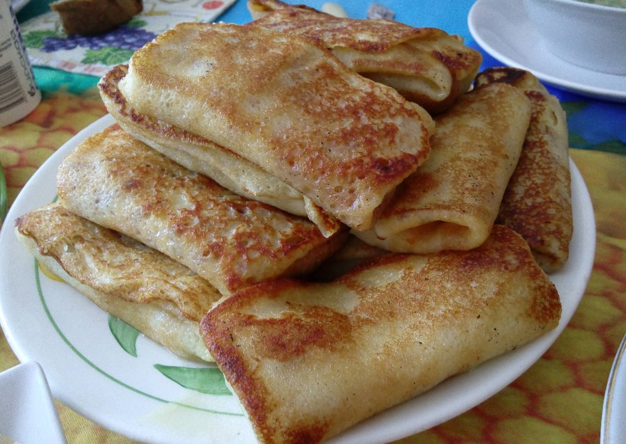 Блины с фаршем