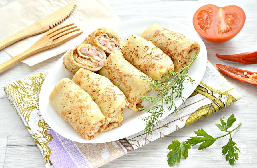 Блинчики на кислом молоке