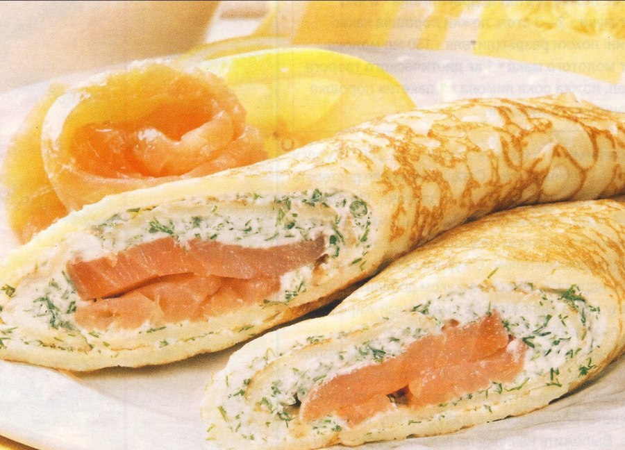 Блинчики с яблоками