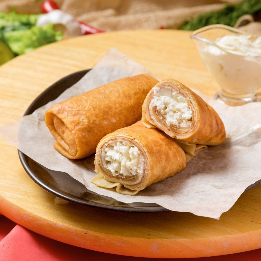 Блины фаршированные фунчозой