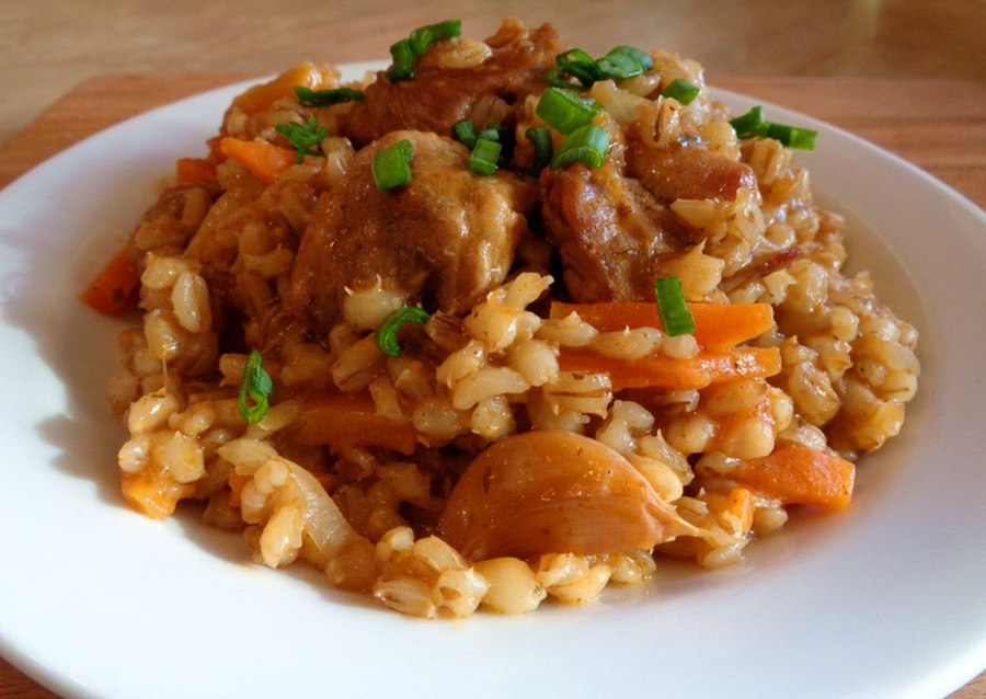 Плов из перловки