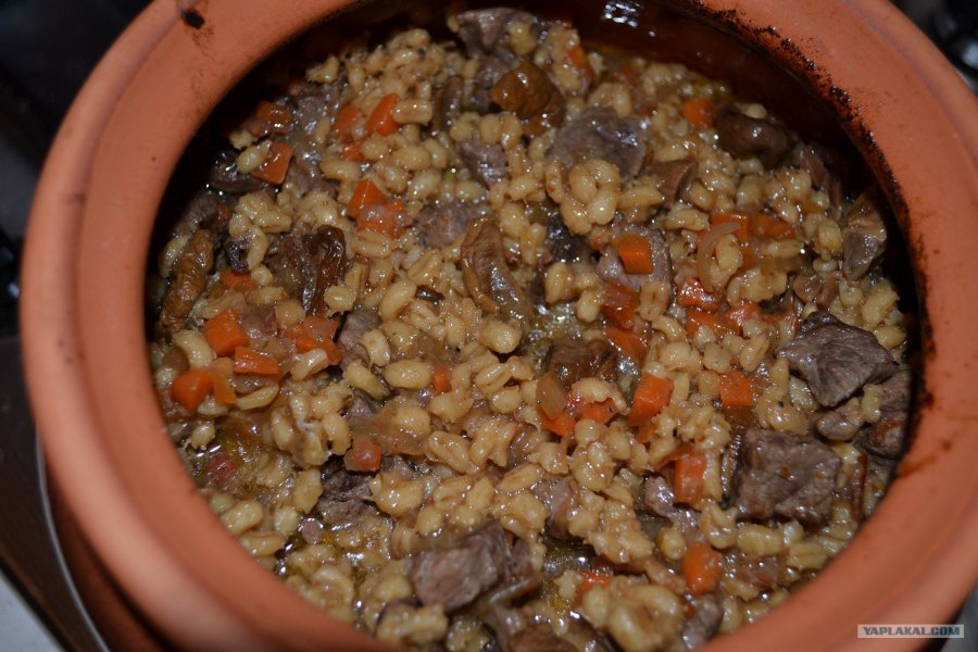 Перловка с мясом