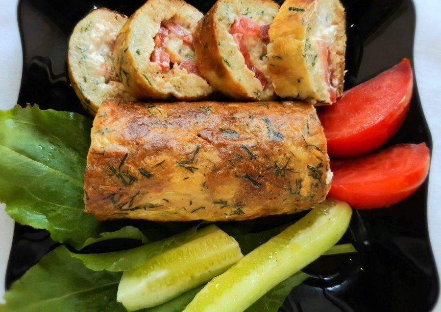 Цукини рулетики черри