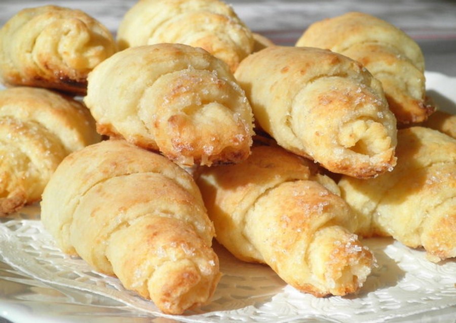Творожные рогалики