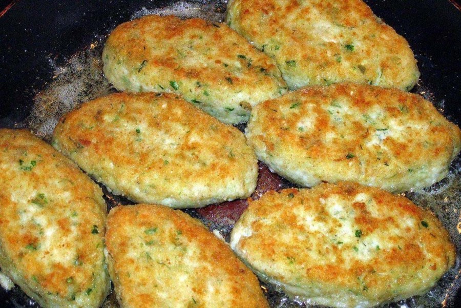 Рыбные котлеты кето