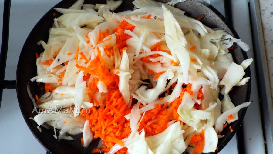 Начинка капуста морковь