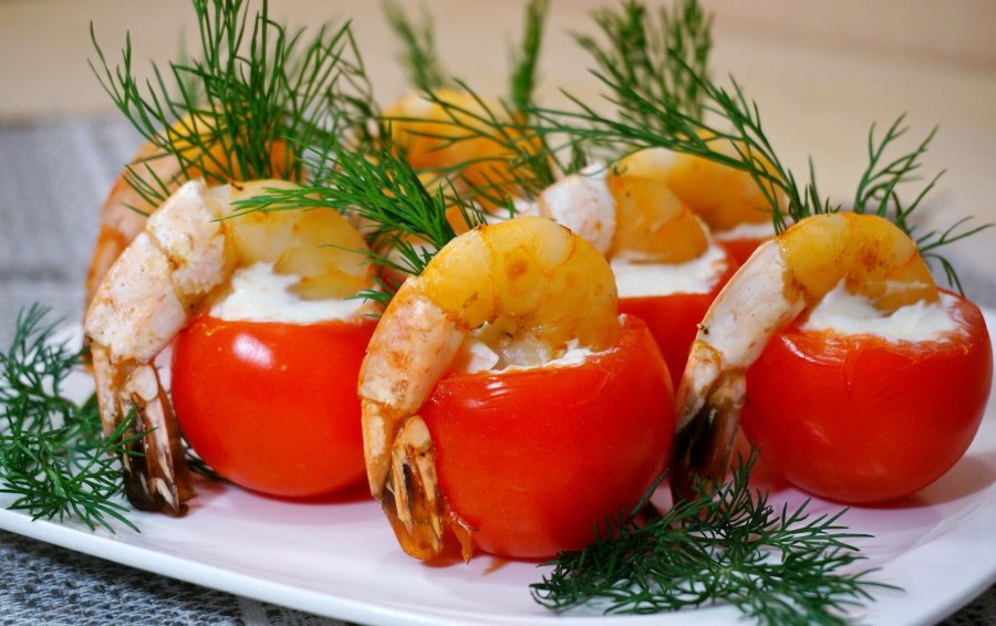 Закуска фаршированные черри