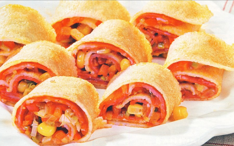Блинчики с мясом
