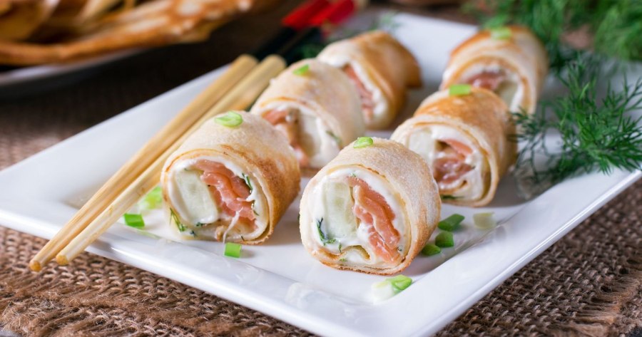 Блинчики с мясом