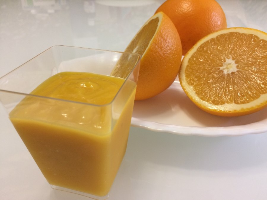 Торт с апельсиновым курдом