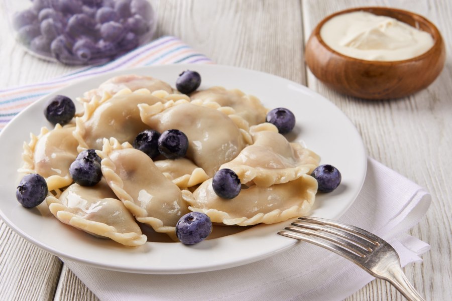 Пельмени с молоком