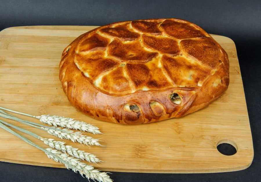Пирог в форме курицы