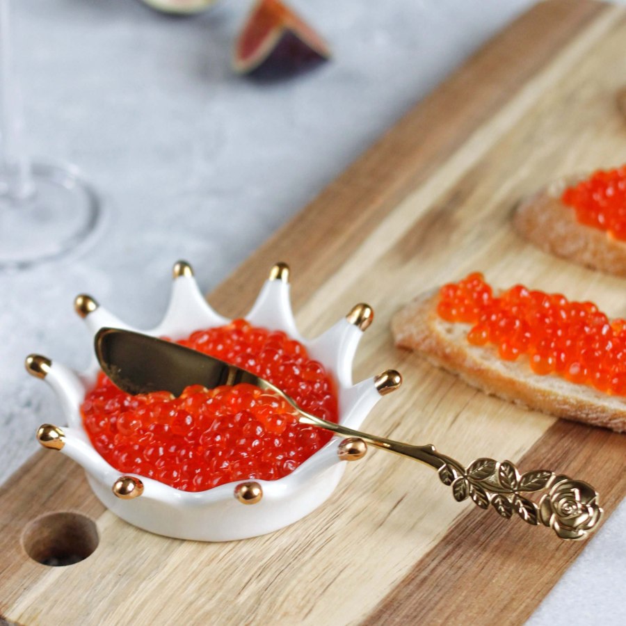 Сервировка икры