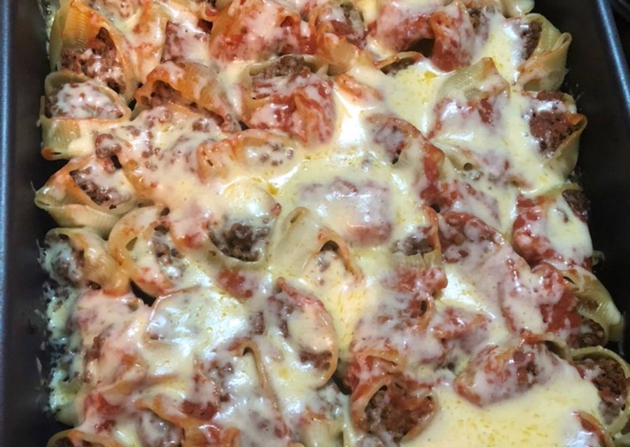 Макароны ракушки фаршированные сыром рикотта