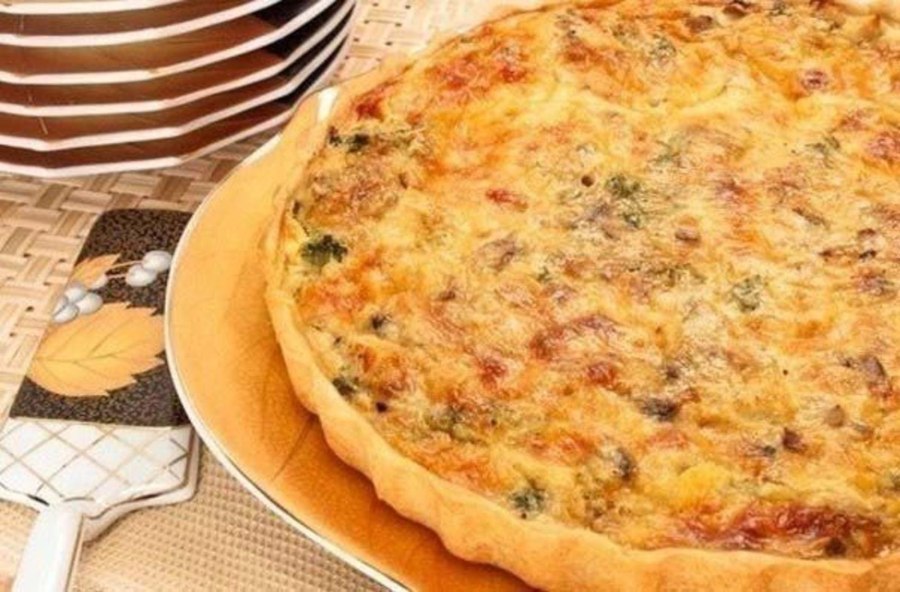 Лоранский пирог с курицей